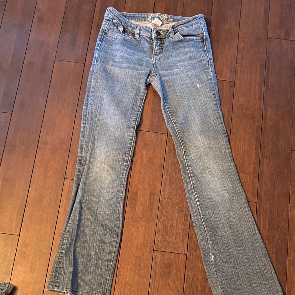 Vintage Garage y2k low rise jeans xxs